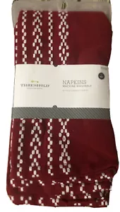 Threshold Cloth Napkins 4-pack red & white - Picture 1 of 4