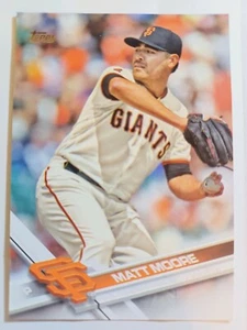 2017 Topps Series 1 Baseball #179 Matt Moore - Picture 1 of 3