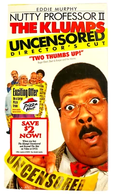 Nutty Professor II:The Klumps VHS (2001) Uncensored Dir Cut NEW SEALED WATERMARK - Image 1 of 4