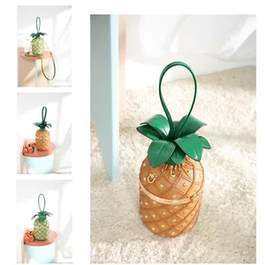 Ladies Pineapple Shaped Grab Bag Women Cross Body Prom Party Clutch Handbag 9355 - Picture 1 of 19