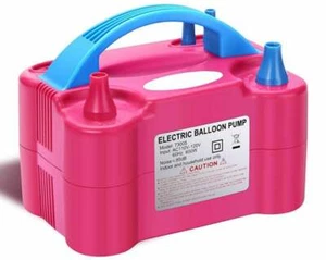 Electric Balloon Pump - Air Pump w/ Dual Nozzles For Balloon Decorations - Picture 1 of 7