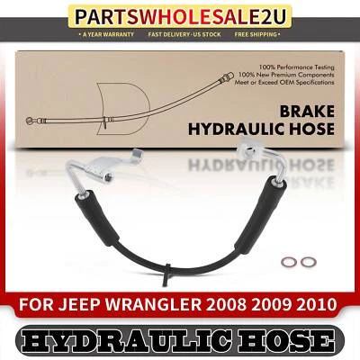 Manguera hidráulica de freno derecho pasajero delantero nueva para Jeep Wrangler 2008 2009 2010 Foto 1 de 4