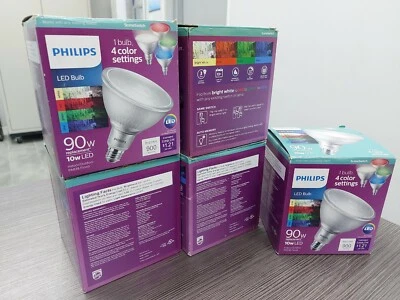 6 Piece Philips SceneSwitch Indoor/Outdoor PAR38 Medium LED Floodlight Bulbs Set - Image 1 of 4