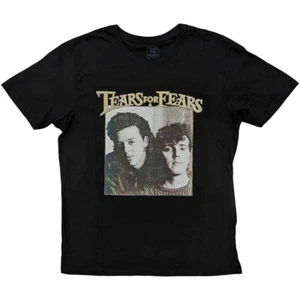 Camiseta Tears For Fears Foto Retro Banda Rock Nueva Negra Oficial - Imagen 1 de 4