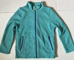 SPYDER - Girls Endure Stryke Full Zip Teal Fleece Lined Jacket - Large 14/16 - Picture 1 of 6