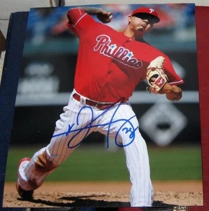 Vincent Velasquez Philadelphia Phillies SIGNED AUTOGRAPHED 8x10 Photo COA MLB - Picture 1 of 1