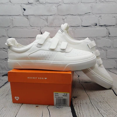 Tênis Rocket Dog Elizai Hook & Loop, Feminino Tamanho 10 M, Palmilhas de Espuma de Pelúcia Branca - Imagem 1 de 4