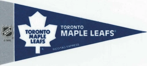 Toronto Maple Leafs NHL Felt Mini Pennant 4" x 9" Banner Flag Souvenir NEW Cover