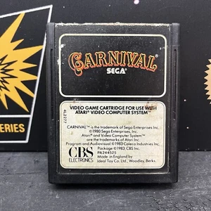 Carnival Atari 2600 SEGA 1983 TESTED FREE TRACKED POSTAGE - Picture 1 of 7
