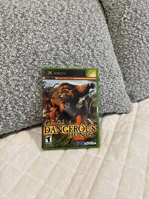 Cabelas Dangerous Hunts Microsoft Xbox Video Games Hunting Complete CIB Original - Image 1 of 3