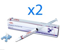 2 X 37% PHOSPHORIC ACID ETCHING GEL -12g syringe in the Shade Blue