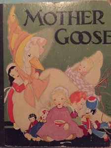1933 Mother Goose - Her Best Known Rhymes Illustrated By Fern Bisel Peat Rare - Picture 1 of 14