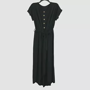 Vestido SHEIN Mujer Detalle Botones Cinturón Tulipán Dobladillo Talla M - Imagen 1 de 9