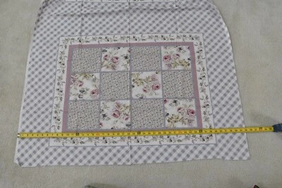 35" Long x 44, Lavender & Pastels Floral Quilt Block Panel, Marcus, Burgos,M3981 - Image 1 of 4