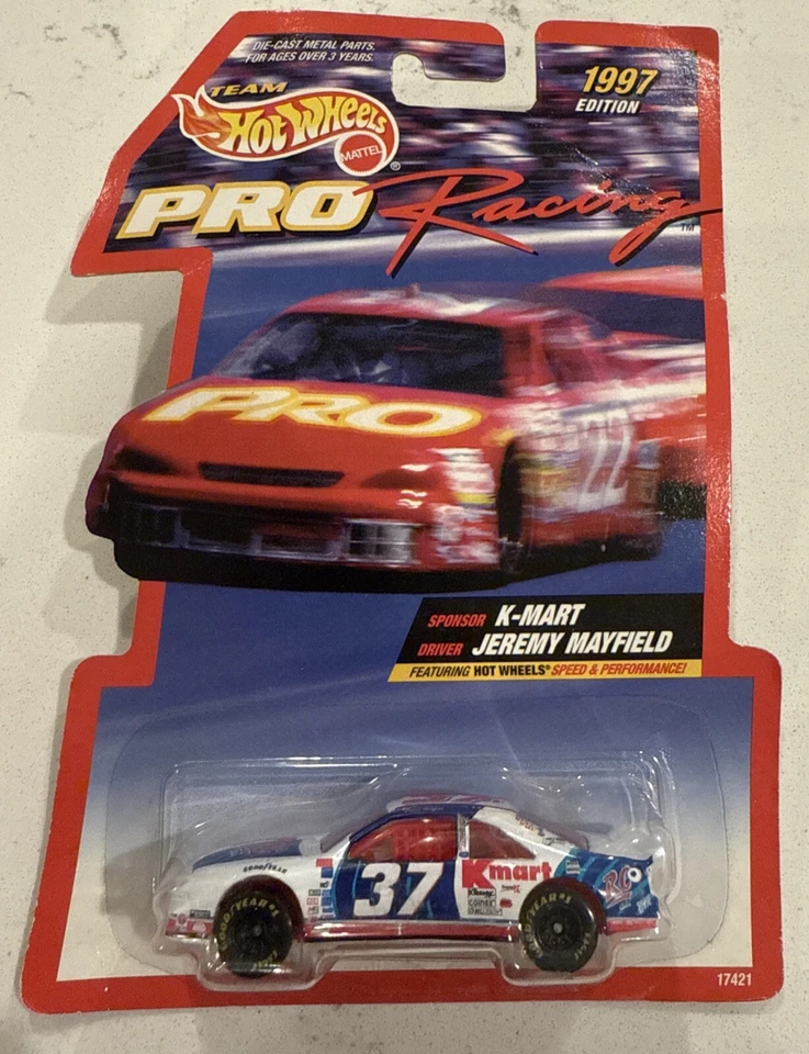 NASCAR DIECAST 1:64 Hot Wheels Pro Racing 1997 #37 Jeremy Mayfield K-Mart - Image 1 of 1