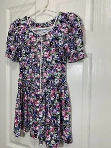 Amy TOO! Byer California girls size 12 ditzy floral skater dress. Very 90’s - Picture 1 of 7