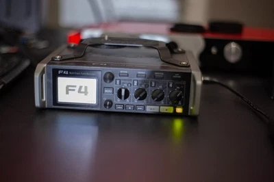 Zoom F4 Multitrack Field Recorder with H6 Capsule and Dtap Adapter - Image 1 of 4
