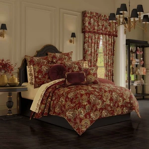 Montecito Red 3-Piece Quilt Set in King/CAL King - Final Sale - Picture 1 of 4