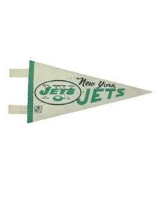 1960s New York Jets 8" NFL Football Mini Pennant Pin Marks - Bild 1 von 4