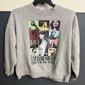 Taylor Swift TTPD Eras Tour II Gray Crewneck Sweatshirt 2024 Official Size XL - Picture 1 of 6