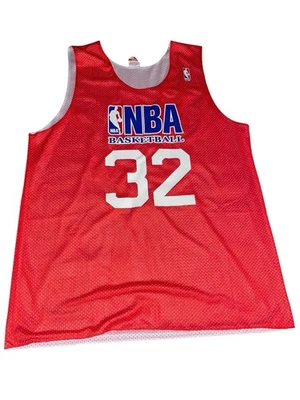 Camiseta de práctica reversible grande Magic Johnson NBA Allstar Mitchell & Ness Foto 1 de 4