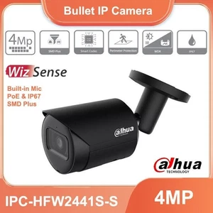 Cámara IP Dahua 4MP WizSense Bullet IPC-HFW2441S-S IR30m PoE SMD Plus MIC IP67 - Imagen 1 de 14