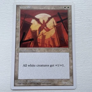 Crusade 1997 Magic: The Gathering MTG 5th Edition Rare NM - Bild 1 von 2