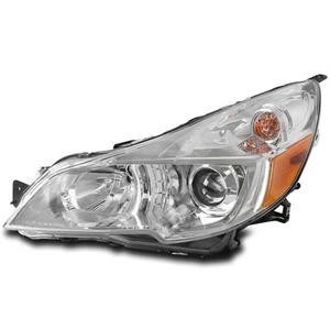 FOR 2013 2014 SUBARU LEGACY/OUTBACK CHROME PROJECTOR HEADLIGHT LAMP LEFT DRIVER - Picture 1 of 4
