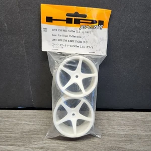 Rare HPI Super Star Wheels 3030 White 2.2" New - Picture 1 of 4