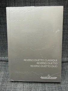 Jaeger Lecoultre Reverso Duetto Duo Instruction Booklet Yr 09/2010 With G Paper. - Picture 1 of 11