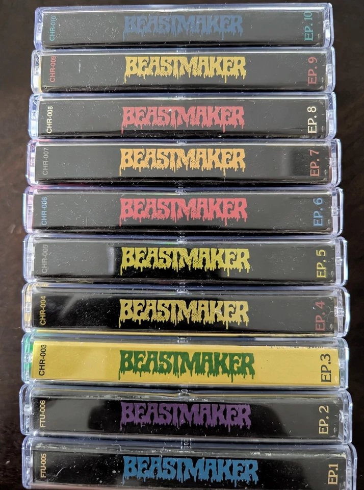 Huge Beastmaker cassette lot -  - Impossible to find 10 ep set complete! Foto 1 de 4
