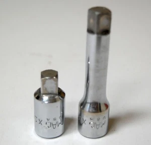 Two MAC TOOLS 3/8" Drive Socket Extensions X1E 1" and X3E 3" USA - Picture 1 of 3