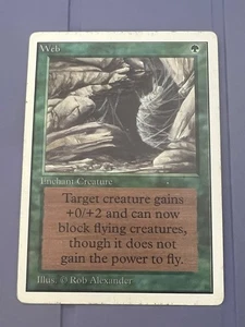 Magic the Gathering MTG Unlimited Web LP  (Beta Bob) - Picture 1 of 2