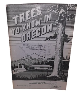 Trees To Know In Oregon 1950 Guide Published by Oregon State College OSU - Imagen 1 de 13