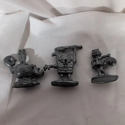 SpongeBob Squarepants Monopoly Replacement Metal Tokens  3 Pieces Free Shipping - Image 1 of 2