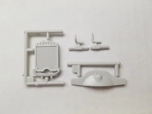 1950 Chevrolet 3100 RADIATOR ,HOSES & SPLASH PAN for AMT 1:25 Model Kit 50 Chevy - Picture 1 of 9