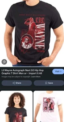 Camiseta cuello redondo Lil Wayne Young Money Millionaire Next 50, talla XL, NUEVA CON ETIQUETAS Foto 1 de 4