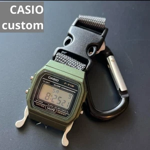 Casio wristwatch with carabiner specification perfect for rock fishing mountain - Picture 1 of 6