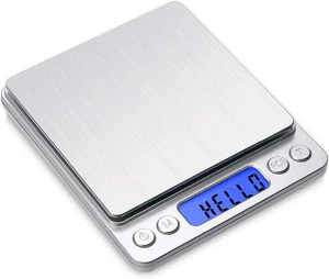Toprime Digitale Grammwaage 500G 0,01G Lebensmittelwaage Hochpräzise Küchenwaage Mu - Bild 1 von 12