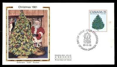 Mayfairstamps Canada FDC 1981 Christmas Tree Santa Claus First Day Cover aau_764 - Image 1 of 2
