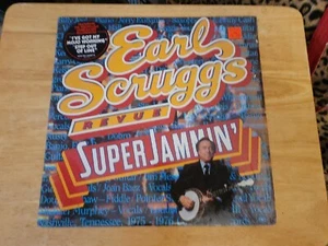 THE EARL SCRUGGS REVUE SUPER JAMMIN' COLUMBIA VINYL LP 122-46W Shrink Hype Stick - Picture 1 of 6