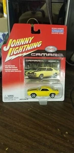 Johnny Lightning Chevy Camaro Z-28 Yellow Die Cast Metal 35Th Anniversary 1969 - Picture 1 of 4