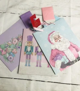3 Gorgeous Christmas Gift Bags With Tissue Paper Glitter 10”X 13” - Picture 1 of 7