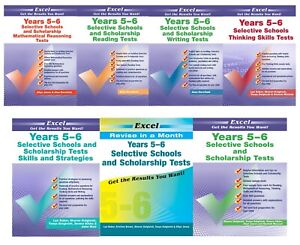 Excel Selective Schools & Scholarship Tests 7 Books Pack Year 5- 6 New Edition