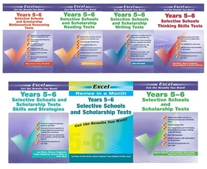 Excel Selective Schools & Scholarship Tests 7 Books Pack Year 5- 6 New Edition - Picture 1 of 24