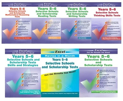 Excel Selective Schools & Scholarship Tests 7 Books Pack Year 5- 6 New Edition - Image 1 of 4