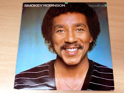 EX/EX- !! Smokey Robinson/Being With You/1981 Motown LP - Image 1 of 4