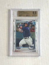 WANDER FRANCO 2020 Bowman Chrome BASE RC #BCP-1! BGS GEM MINT 9.5! w/ SUB 10!