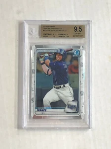 WANDER FRANCO 2020 Bowman Chrome BASE RC #BCP-1! BGS GEM MINT 9.5! w/ SUB 10! - Picture 1 of 3
