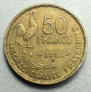 France 50 Francs 1952-B KM#917.2 Europe Coin - Picture 1 of 2